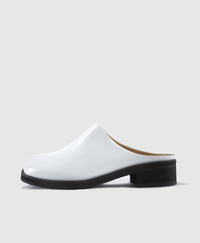 chubby shoes Bloafer White